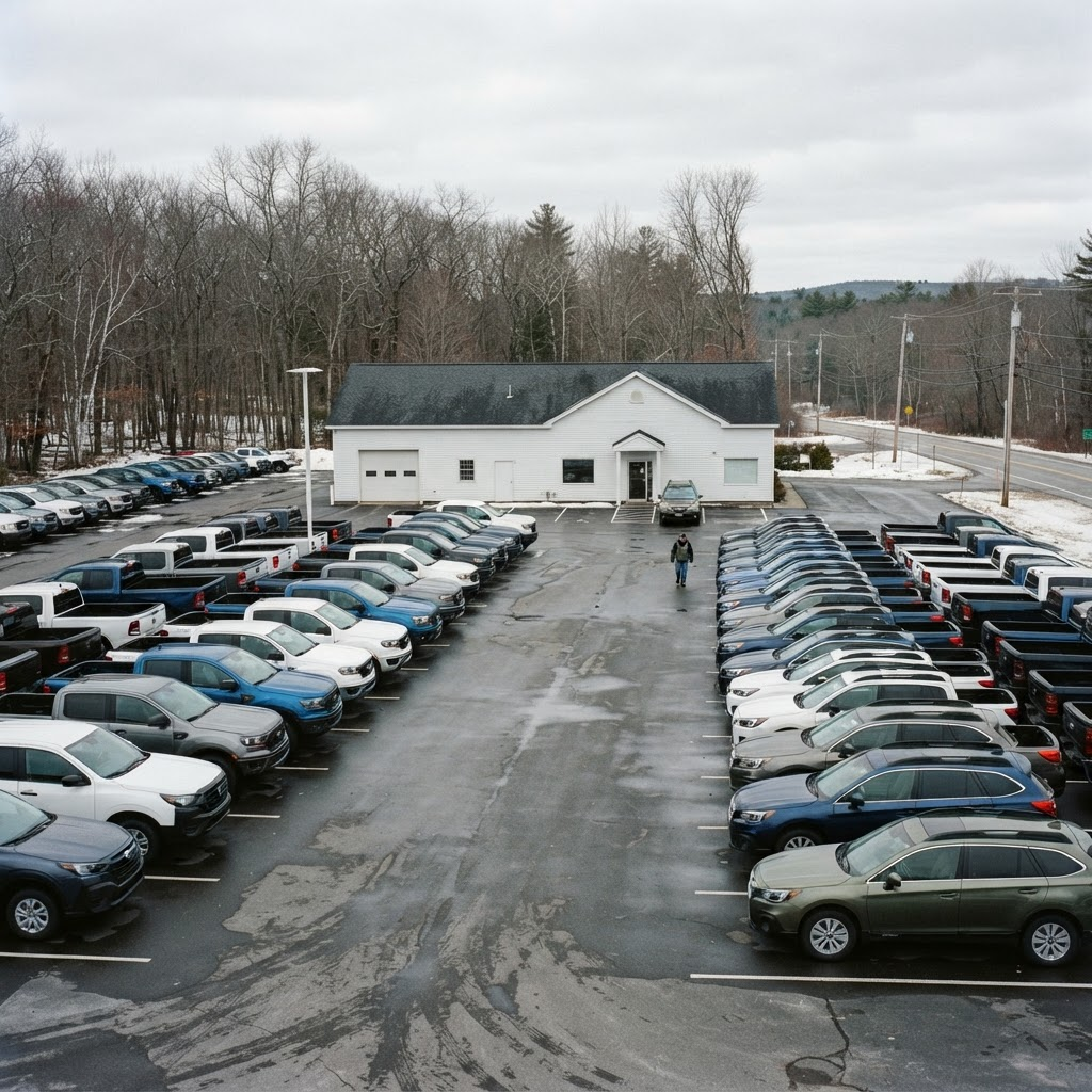 The Granite State Auto Group sales lot