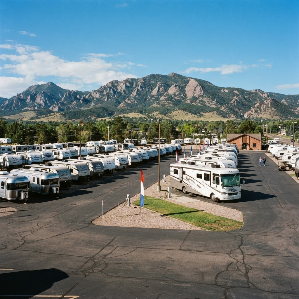 The Summit Ridge RV Center sales lot