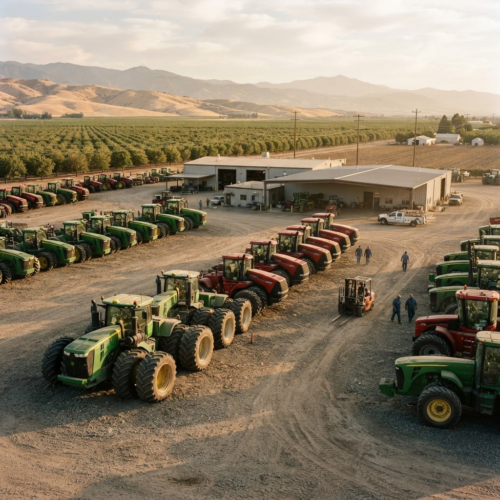 The Valley Iron Equipment Co. sales lot